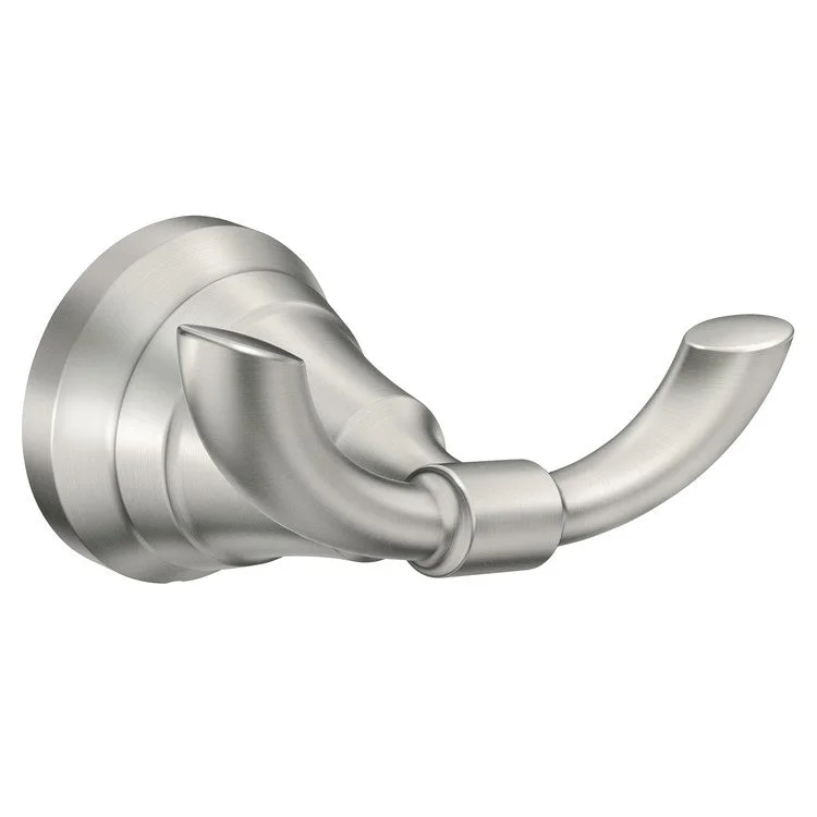 Robe Hook Halle Brushed Nickel Concealed Screw Zinc