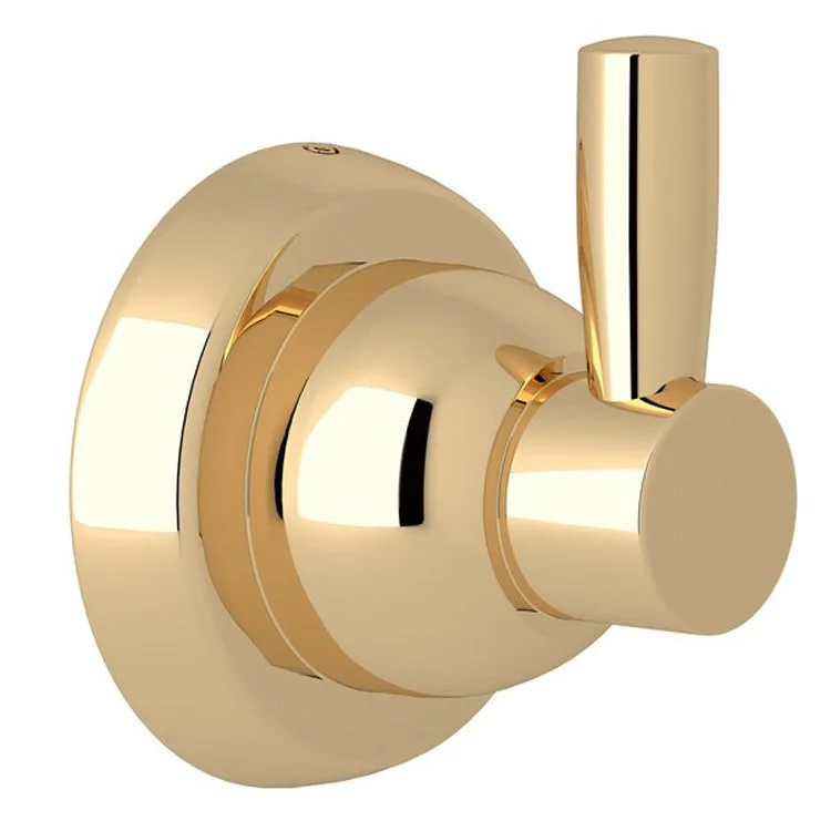 Robe Hook Holborn Single English Gold 2-1/4 Inch 1-1/4 Inch Wall Mount Brass