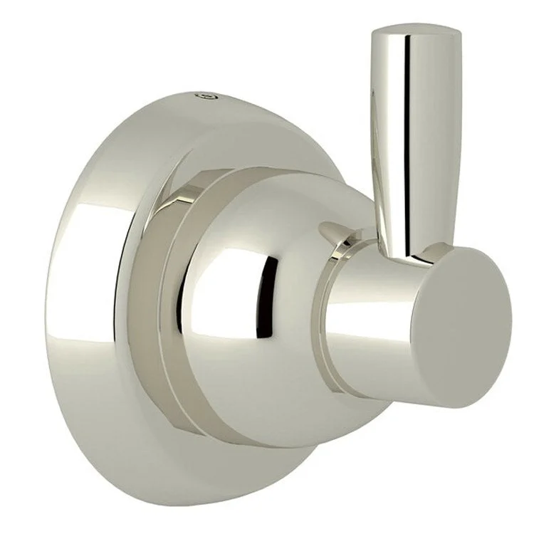 Robe Hook Holborn Single Polished Nickel 2-1/4 Inch 1-1/4 Inch Wall Mount Brass