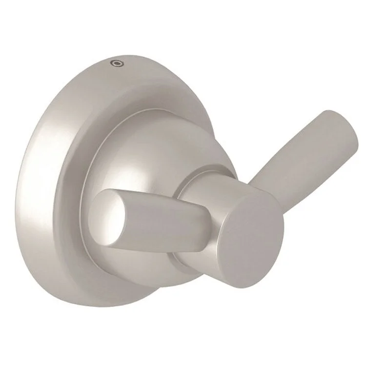 Robe Hook Holborn Double Satin Nickel 1-1/4 Inch Wall Mount Brass