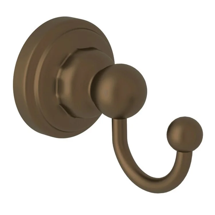 Robe Hook Edwardian Single English Bronze 2 Inch 2-3/4 Inch Wall Mount Brass