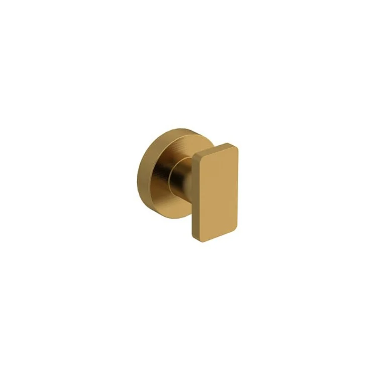 Robe Hook Paradox Brushed Gold 1-3/4 Inch 1-3/8 Inch Zinc