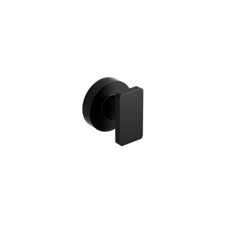 Robe Hook Paradox Black 1-3/4 Inch 1-3/8 Inch Zinc