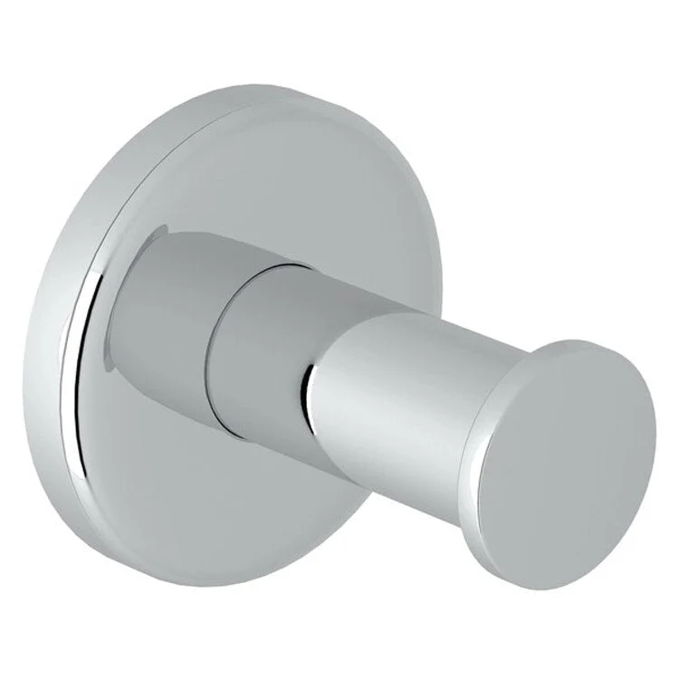 Robe Hook Lombardia Single Polished Chrome 2 Inch 1-31/32 Inch Wall Mount