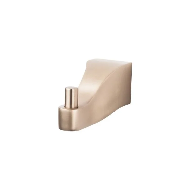 Aqua Single Robe Hook - Brushed Bronze