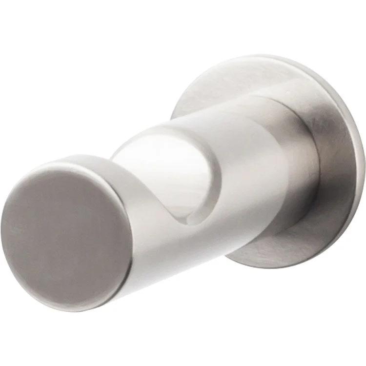 Robe Hook Hopewell Bath Single Brushed Satin Nickel 1-1/2 Inch 2-7/8 Inch Wall Mount Zinc Alloy