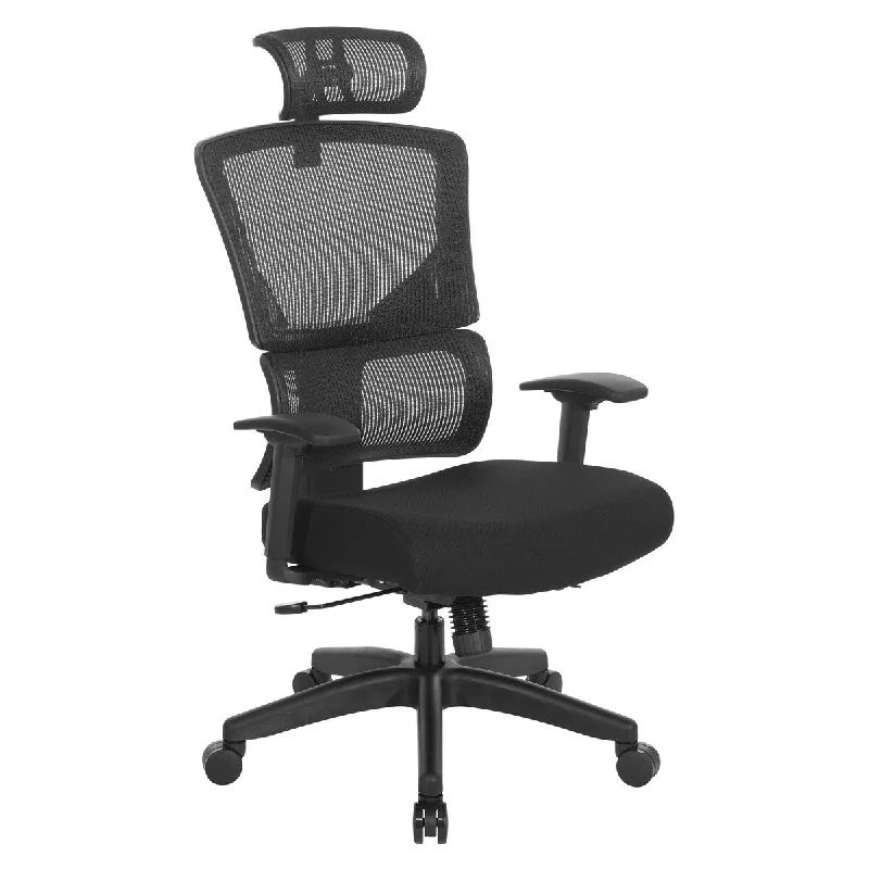 Black Back with Mesh v2 Seat and Headrest