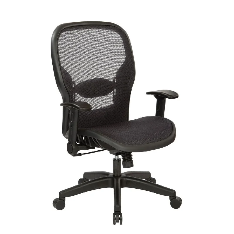 Black Nylon Air Grid Manager's Chair