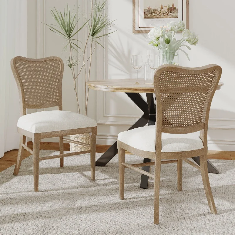 Dining Chair Set of 2, Armless Chair for Dining Room, Kitchen, or Bar