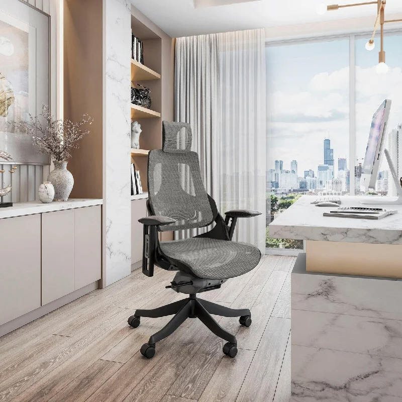 Ergonomic Executive Chair, Grey