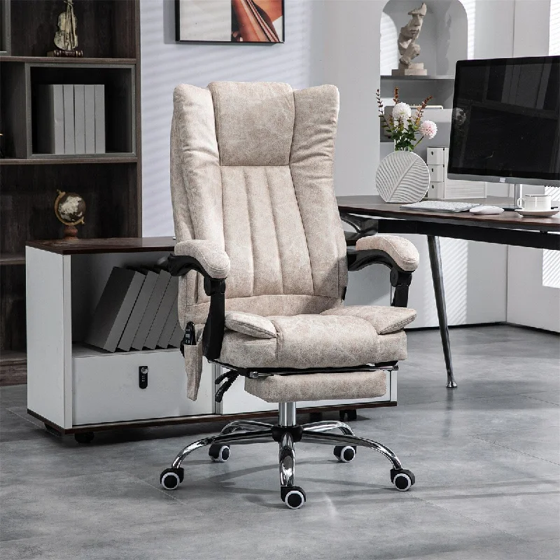 High Back Computer Chair with 6 Point Massage