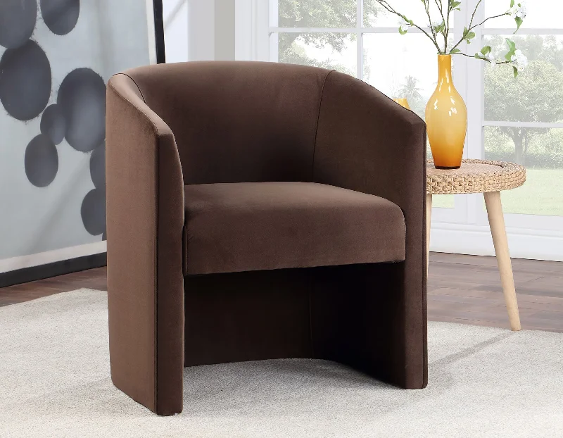 Iris Upholstered Chair, Cocoa