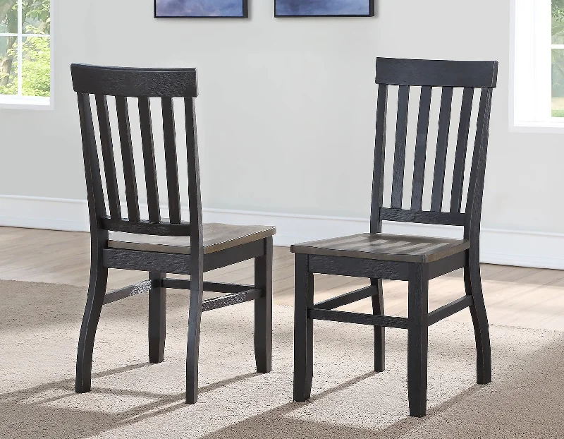 Raven Noir Side Chair, Set of 2