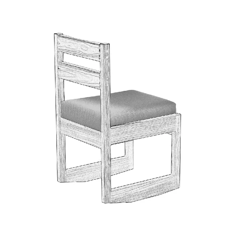 Upholstered Components for Wood Back 3 Position Chair. Frame is Not Included.