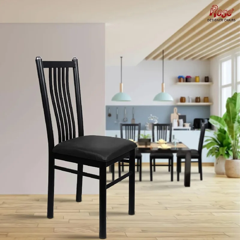 Apollo Dinning Chairs for Kitchen & Dining Room (Black)