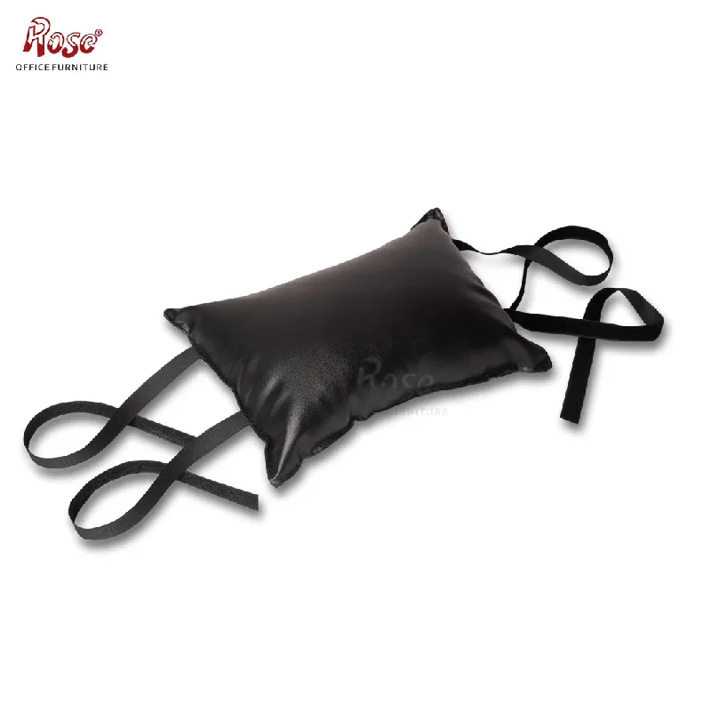 Leatherette Cushion Pillow Head & Neck Rest for Executive Chair (Black)