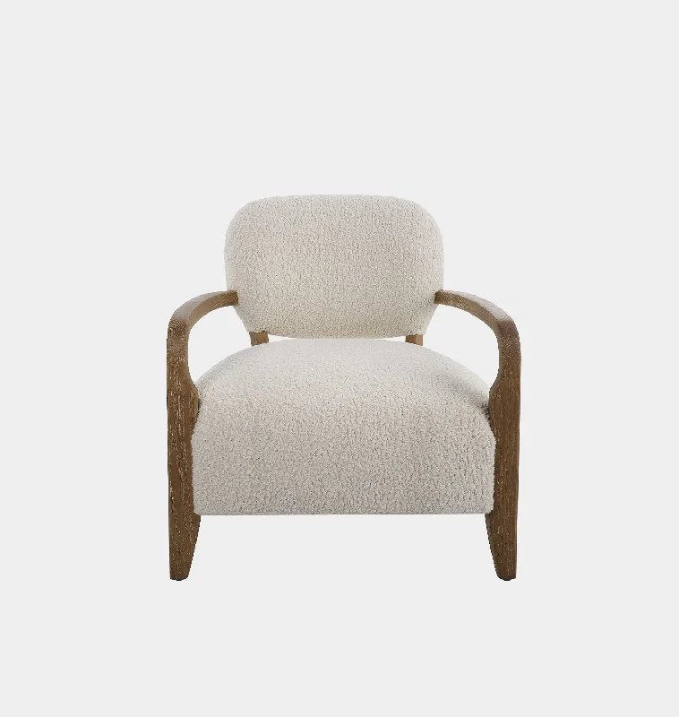 Dell Natural Shearling Lounge Chair