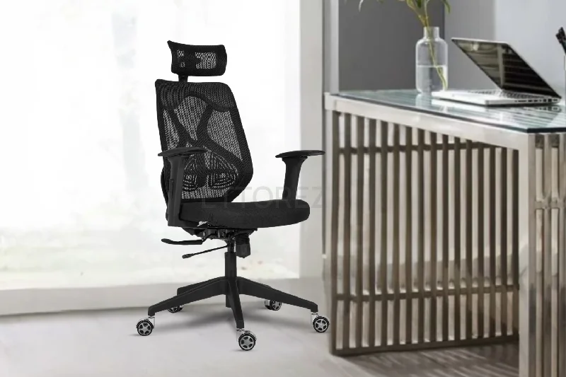 Ettorez Butterfly Black  High Back Ergonomic Mesh Chair