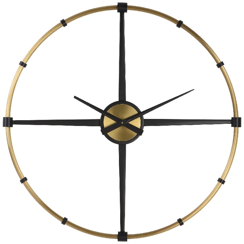 Uttermost 06462 Captain Industrial Wall Clock