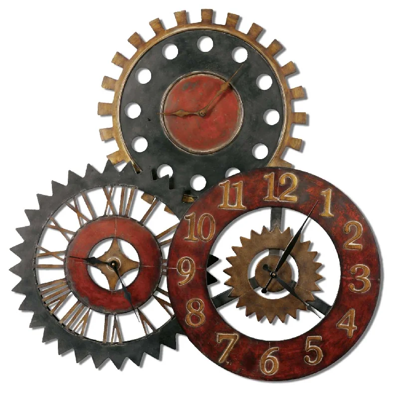 Uttermost 06762 Rusty Movements Wall Clock