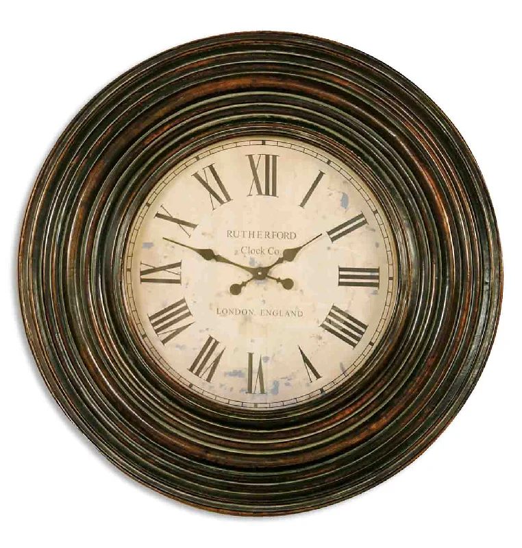 Uttermost 06726 Trudy 38" Wooden Wall Clock