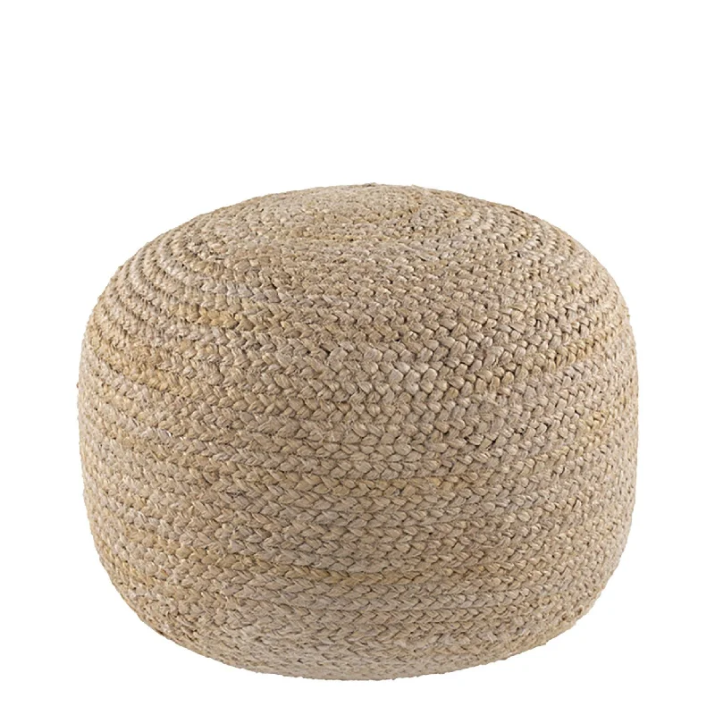 Woven Jute Ottoman