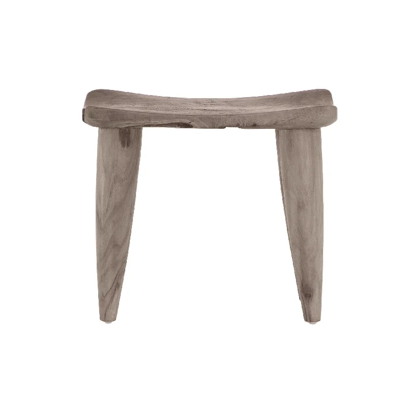 Zander Outdoor Stool Weathered Grey